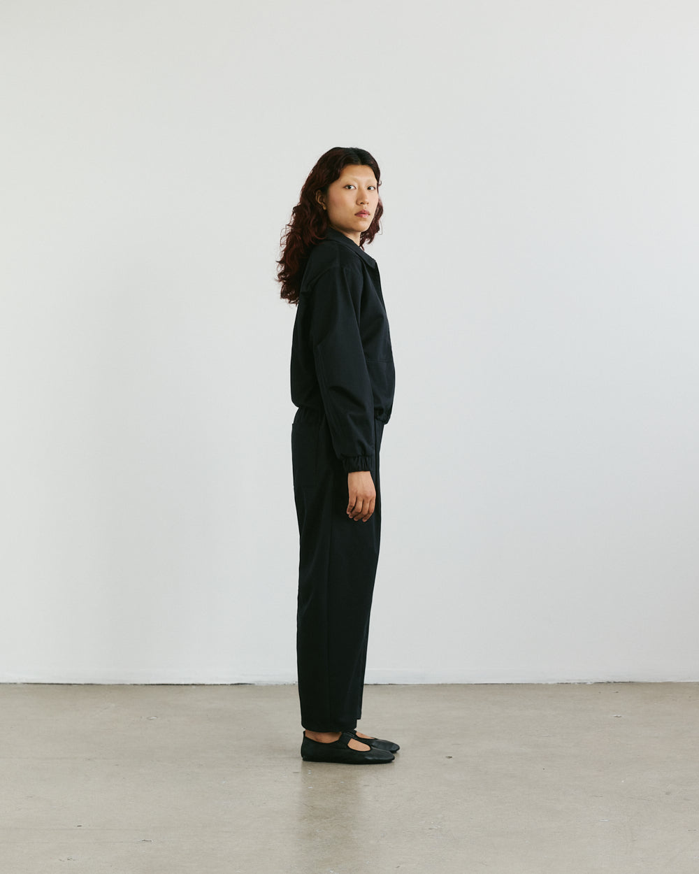 Pantalon courbé Sunny — Noir