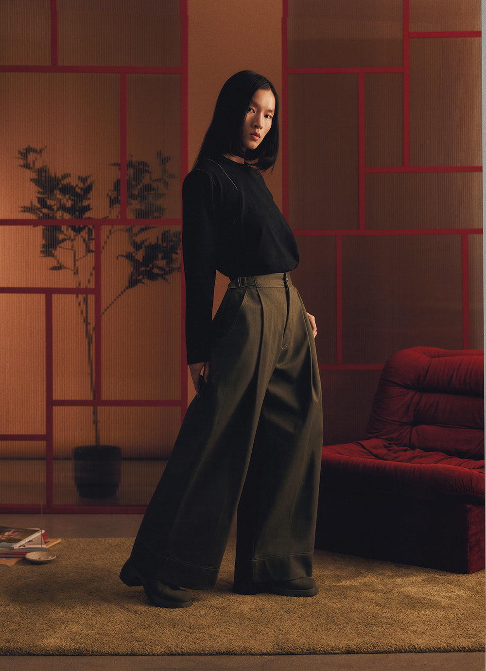 Dario Trousers — Khaki