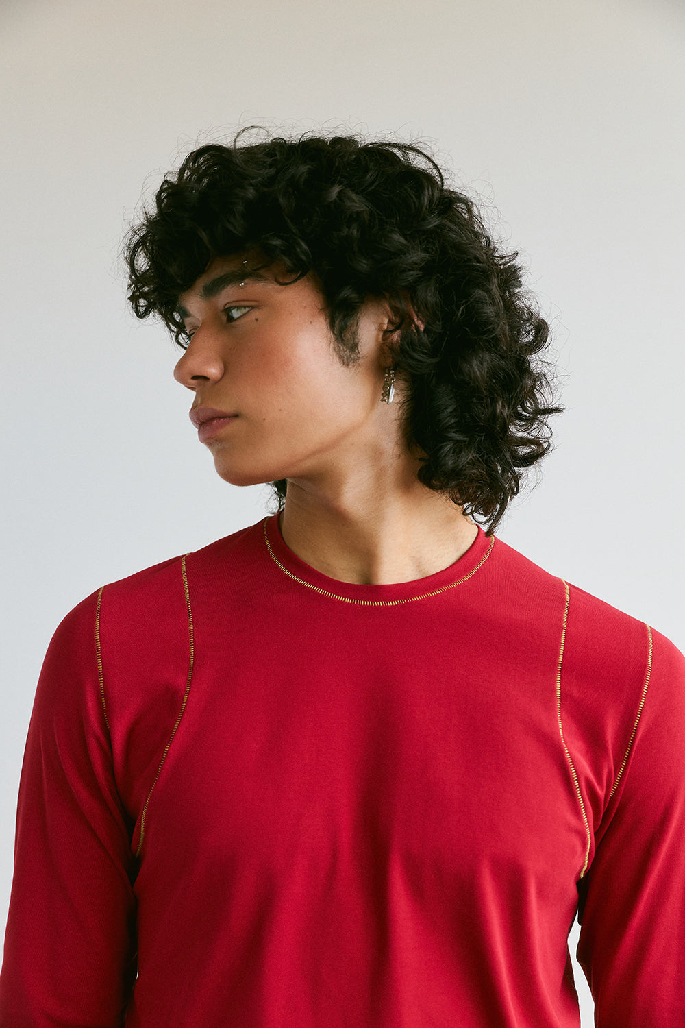 longsleeve tshirt red unisex arlo veri montreal