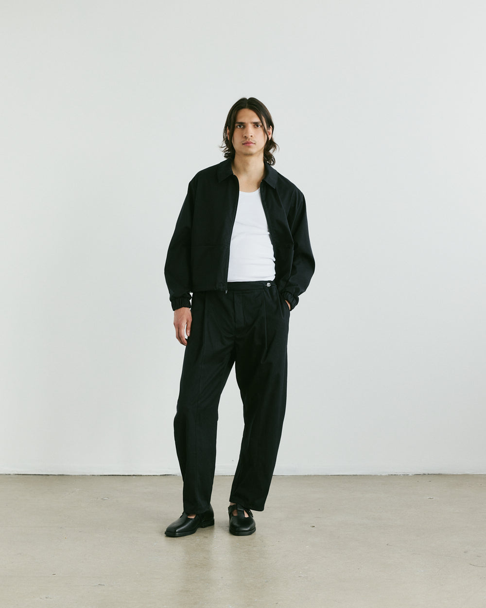 Pantalon courbé Sunny — Noir