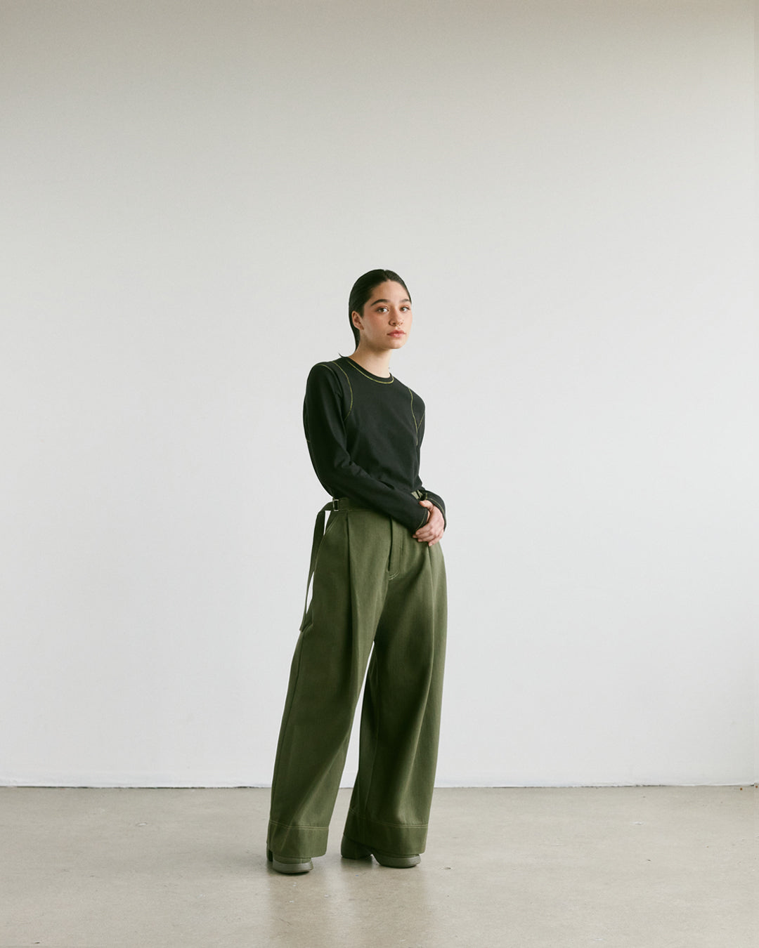 trousers pants khaki unisex dario veri montreal