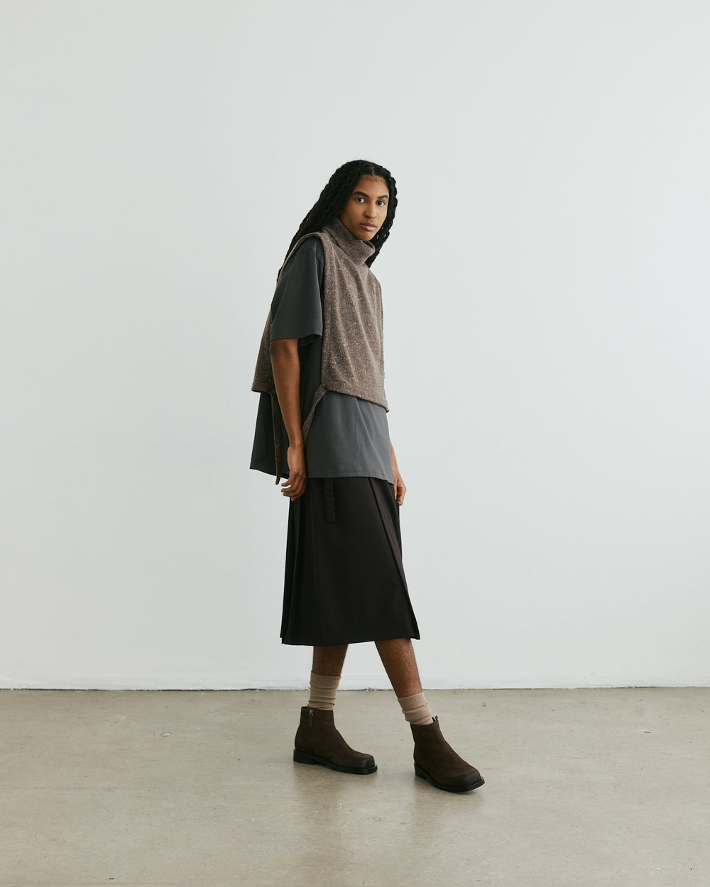 NECKWARMER MUSHROOM LAGO unisex genderless clothing montreal veri