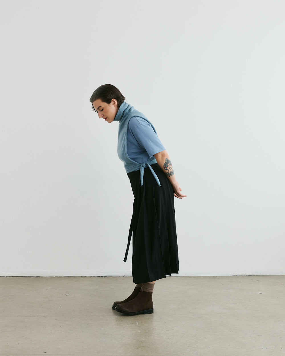 TSHIRT BLUE ELIO unisex genderless clothing montreal veri