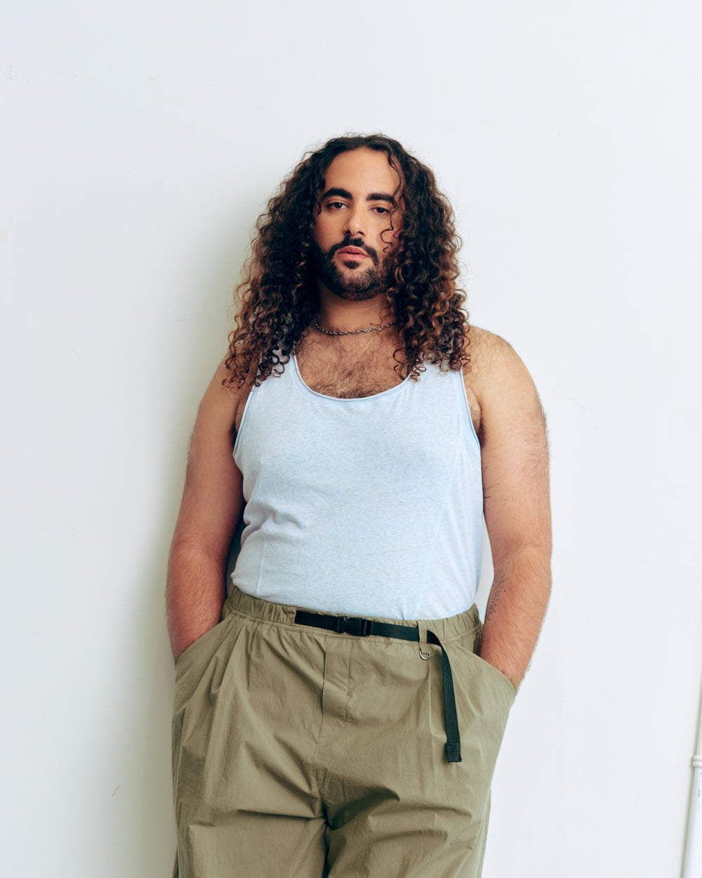 CULOTTE BERMUDAS olive NICO unisex genderless clothing montreal veri