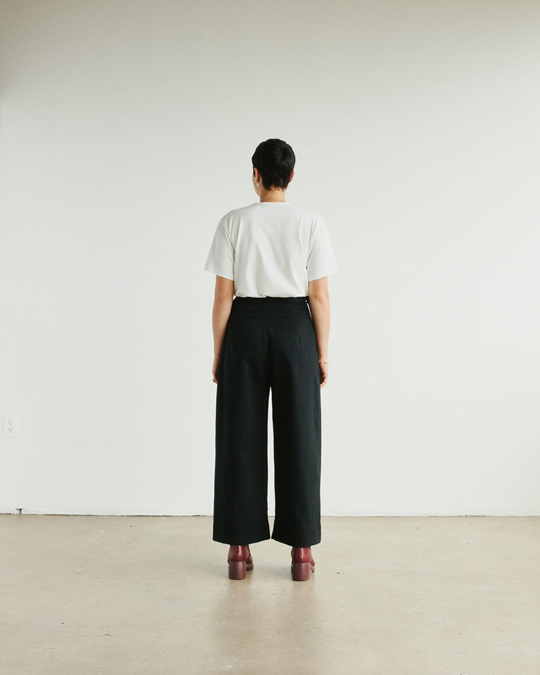 PANTS BLACK TROUSERS DARIO unisex genderless clothing montreal veri