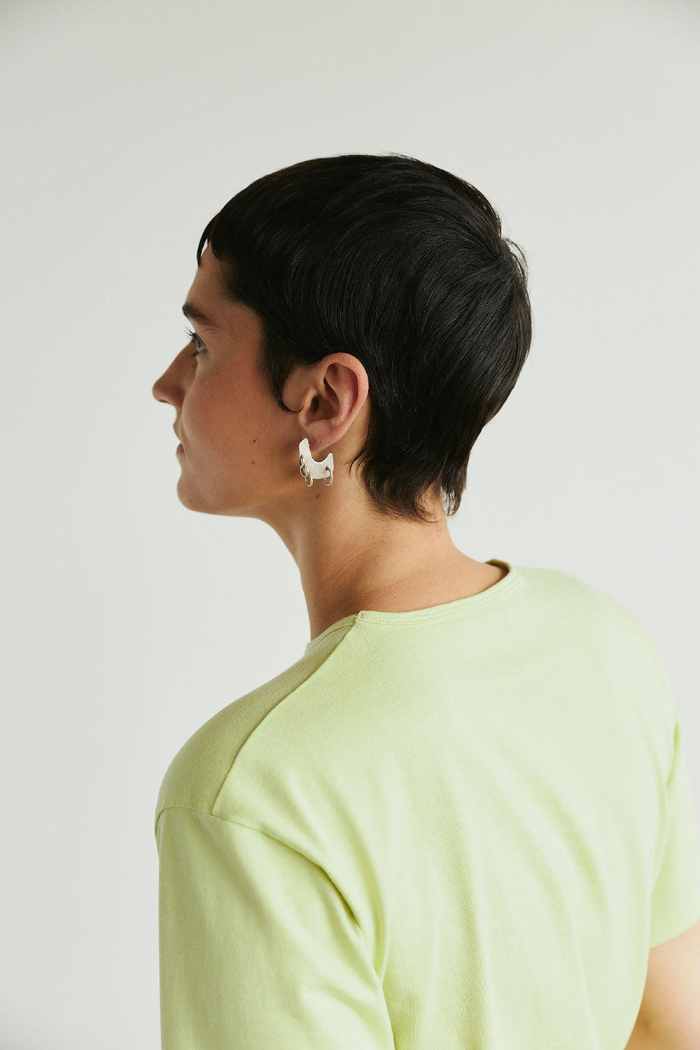T-SHIRT LIME ELIO unisex genderless clothing montreal veri