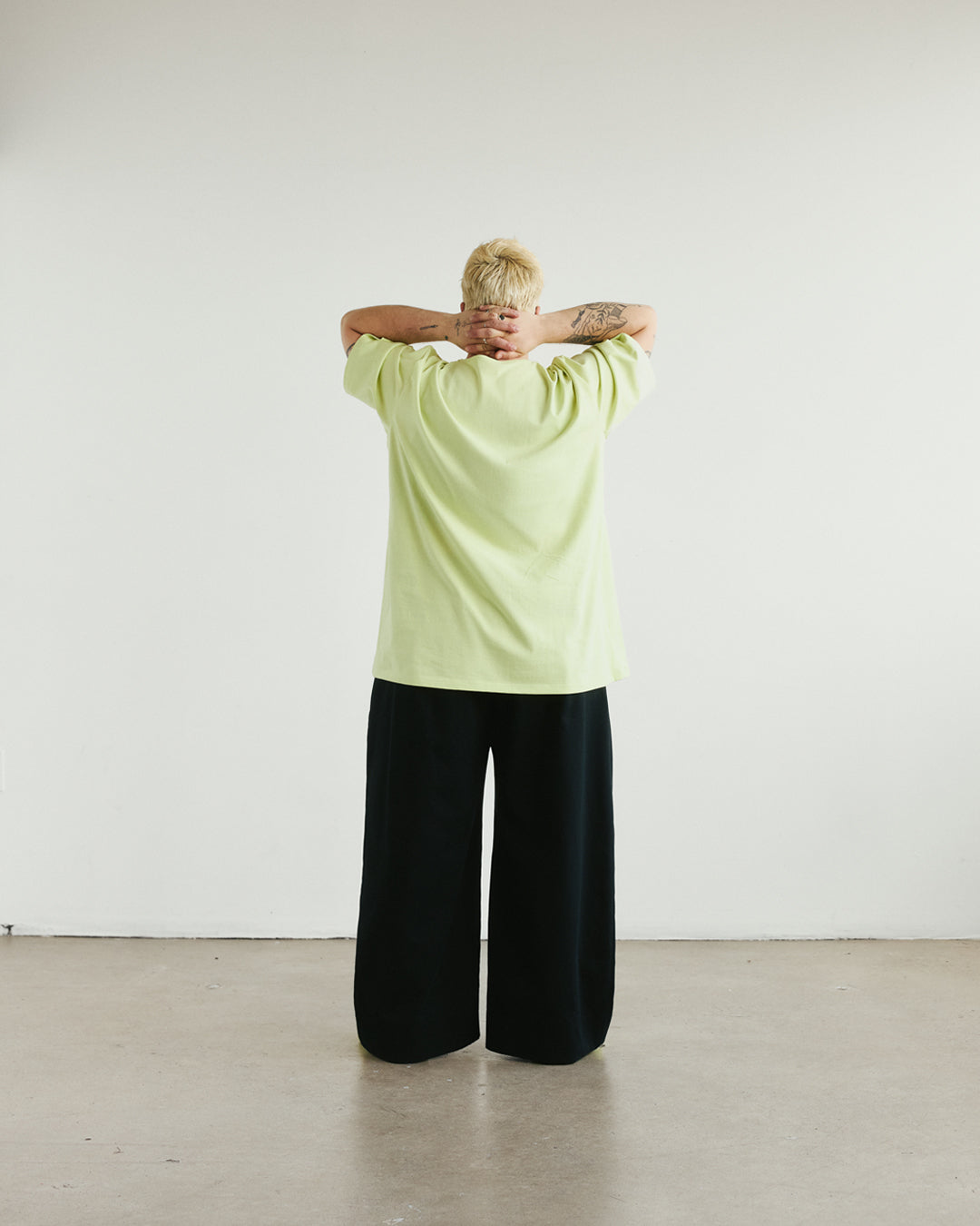 T-SHIRT LIME ELIO unisex genderless clothing montreal veri