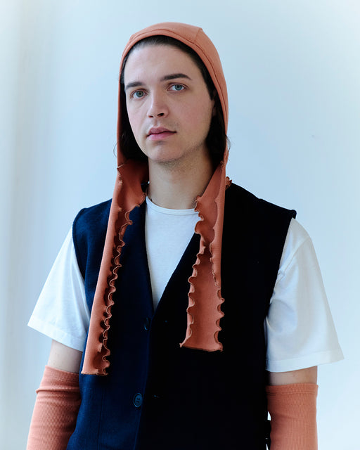 balaclava orange unisex genderless agar veri montreal clothing