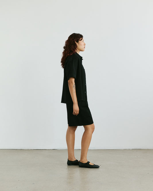 Tino Bermuda Shorts — Black