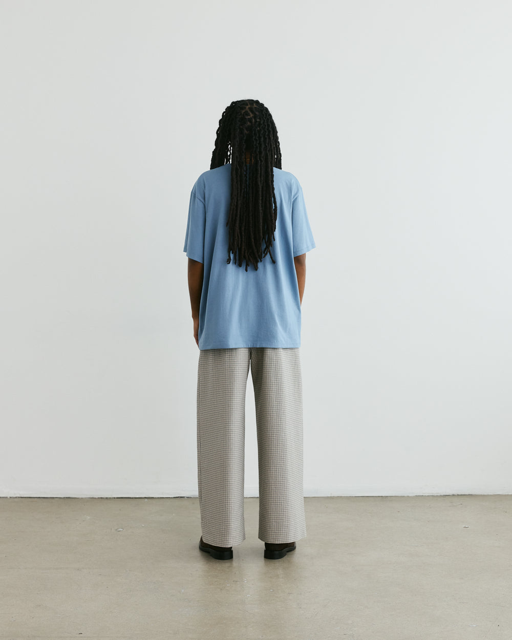 TSHIRT BLUE ELIO unisex genderless clothing montreal veri