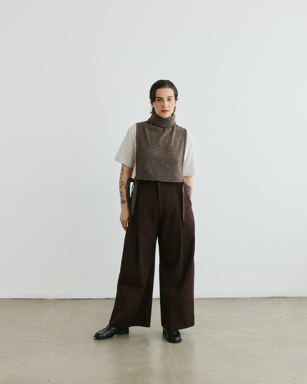 NECKWARMER MUSHROOM LAGO unisex genderless clothing montreal veri