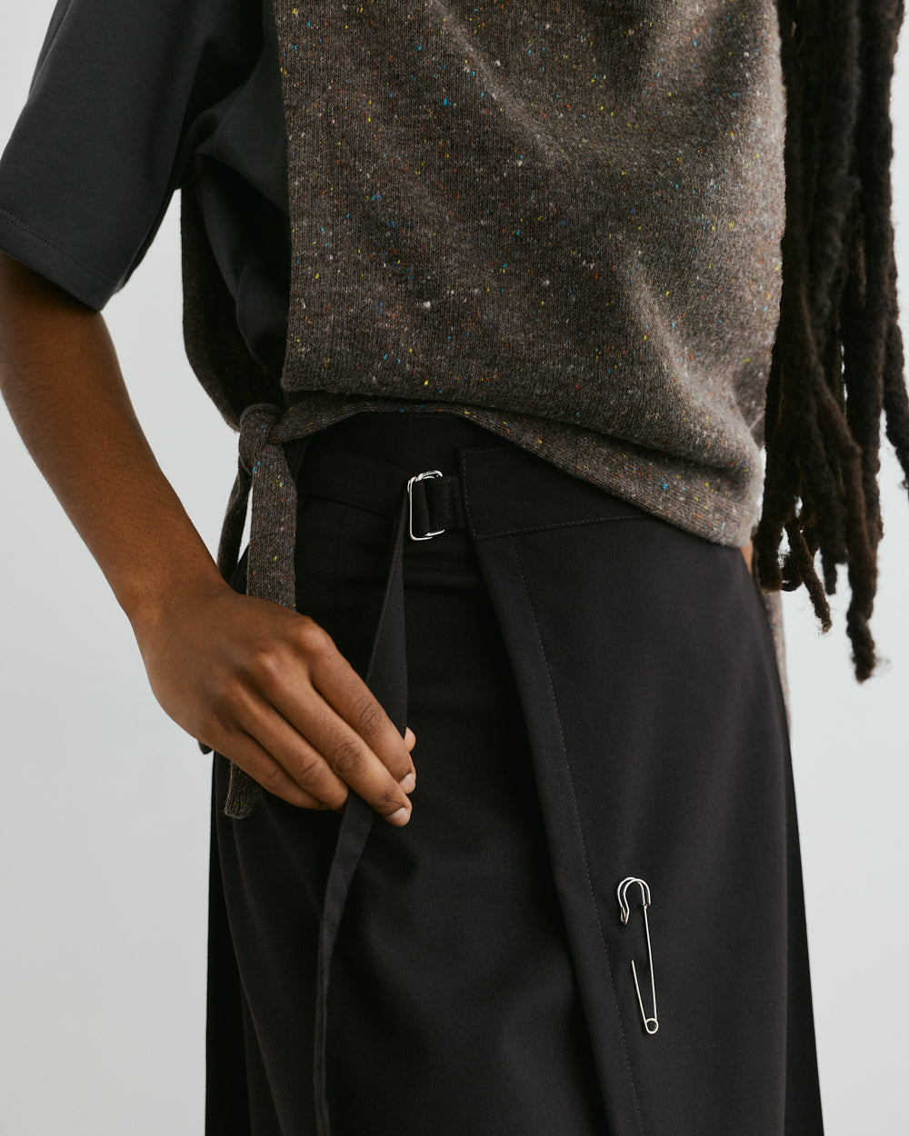 SKIRT brown PIA unisex genderless clothing montreal veri