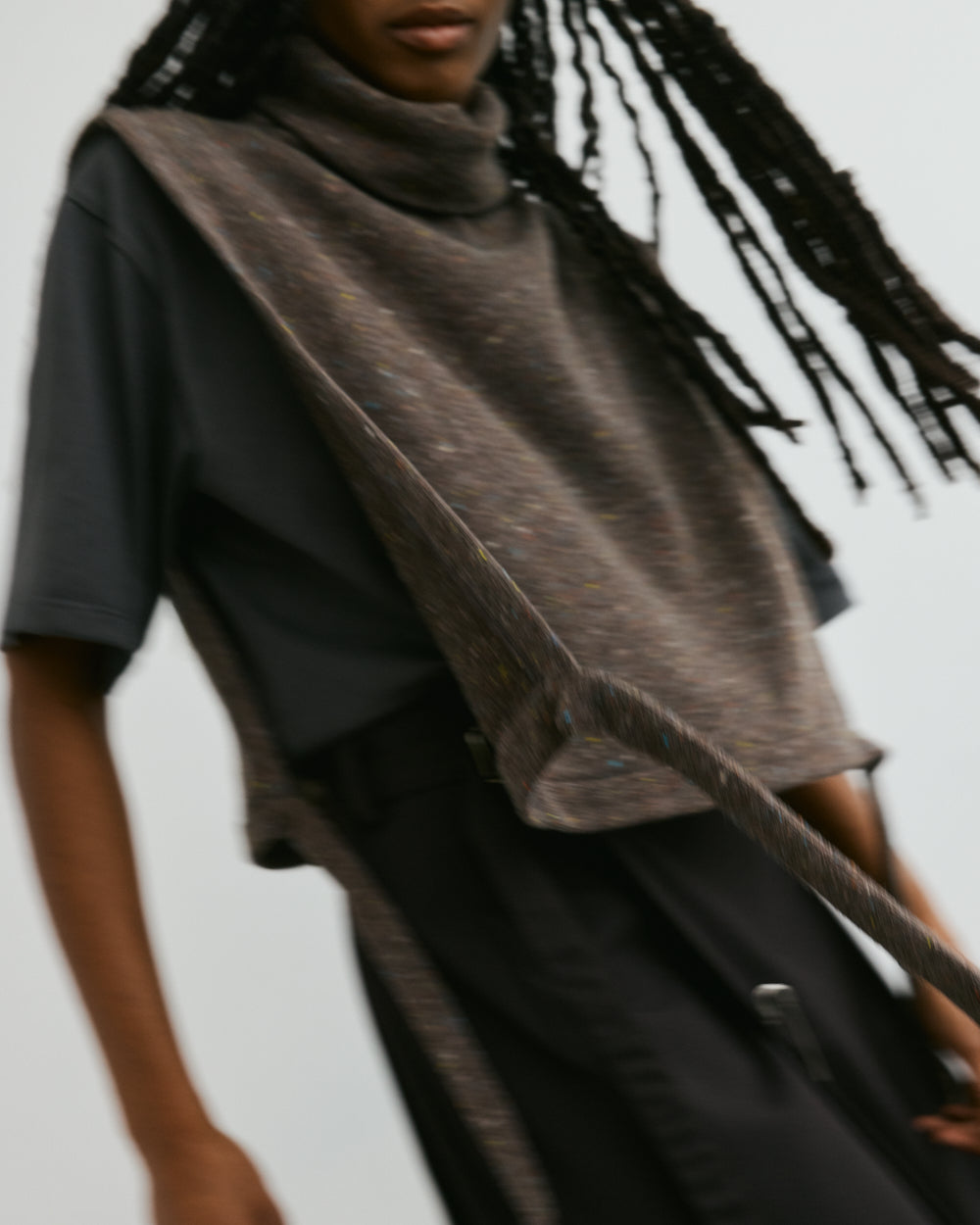 NECKWARMER MUSHROOM LAGO unisex genderless clothing montreal veri