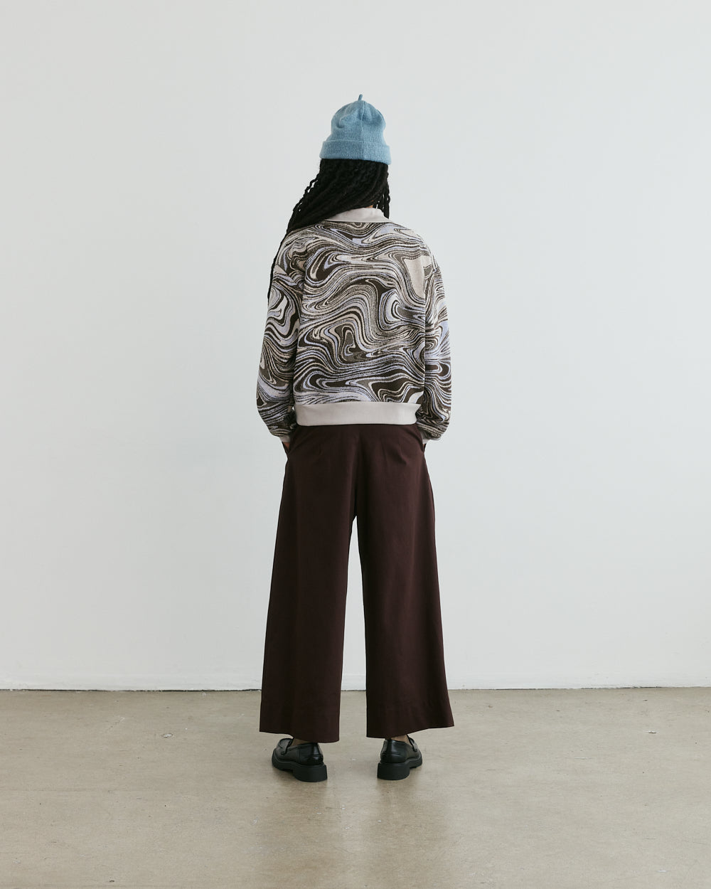 SWEATER SWIRL POLO unisex genderless clothing montreal veri