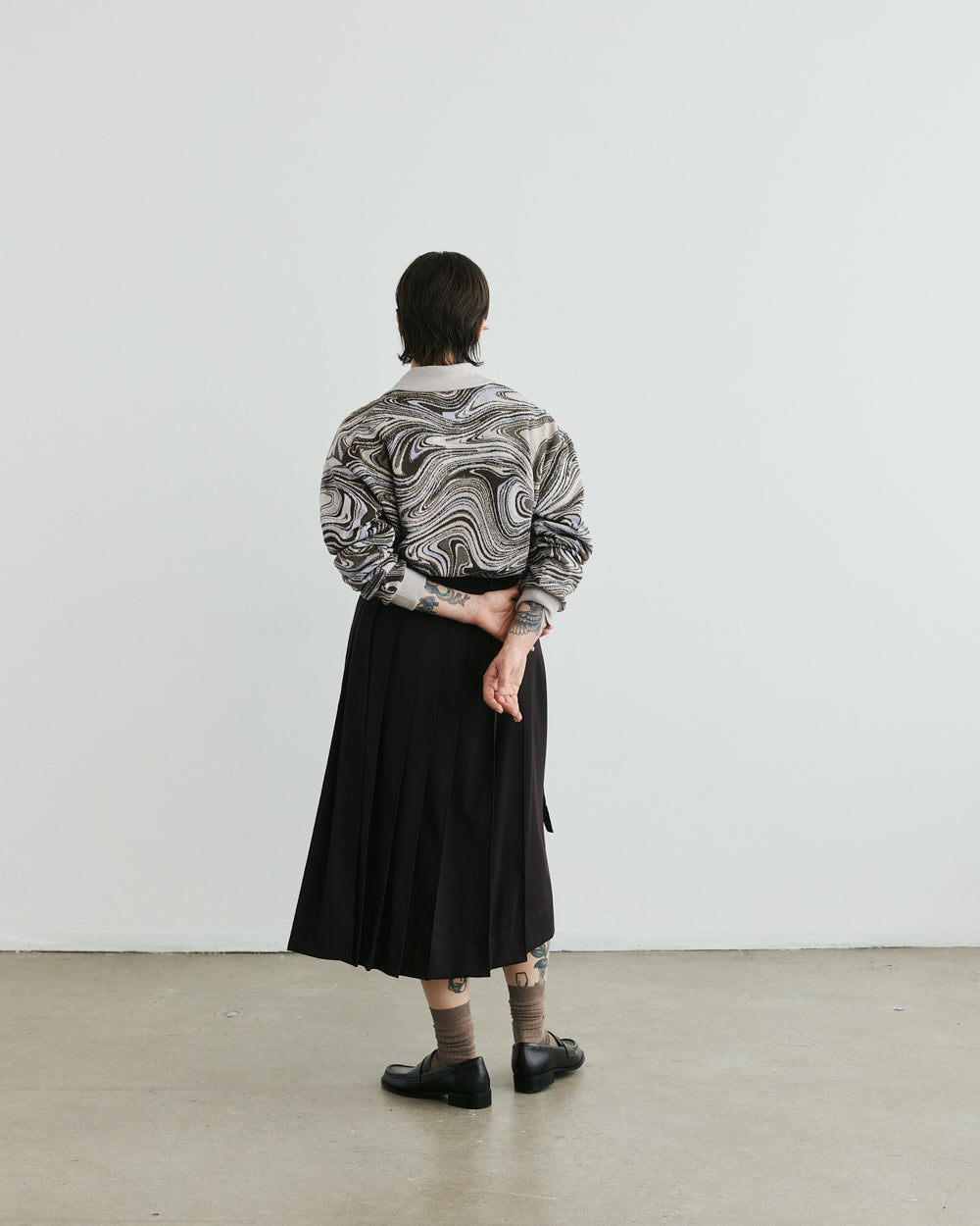 SKIRT brown PIA unisex genderless clothing montreal veri