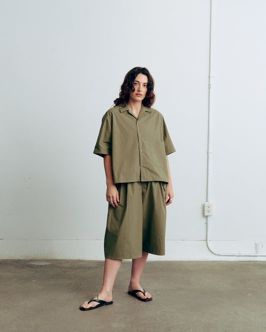 SHIRT OLIVE ENZO unisex genderless clothing montreal veri