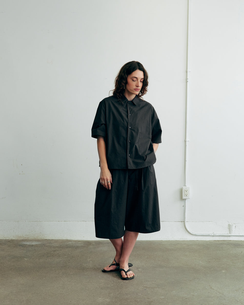 SHIRT SLATE ENZO unisex genderless clothing montreal veri