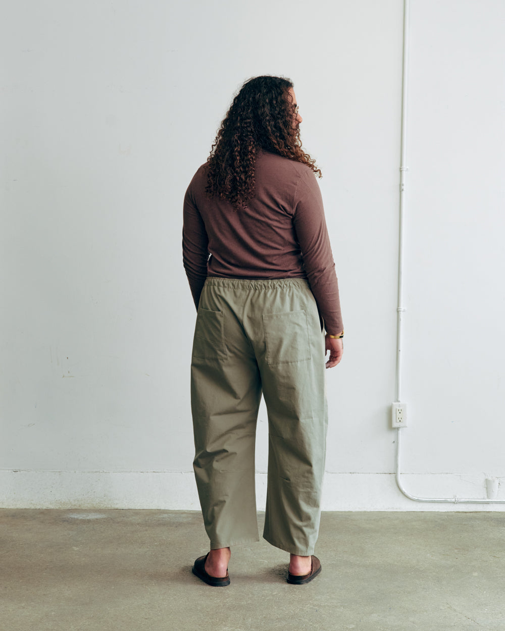 LONGSLEEVE taupe NOVA unisex genderless clothing montreal veri