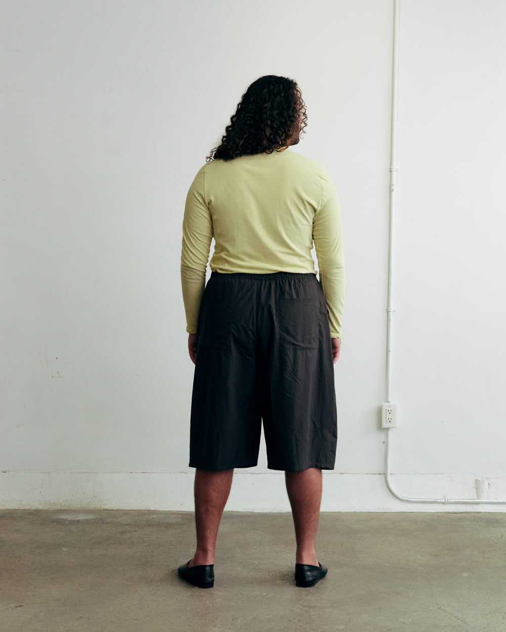 CULOTTE BERMUDAS SLATE NICO unisex genderless clothing montreal veri