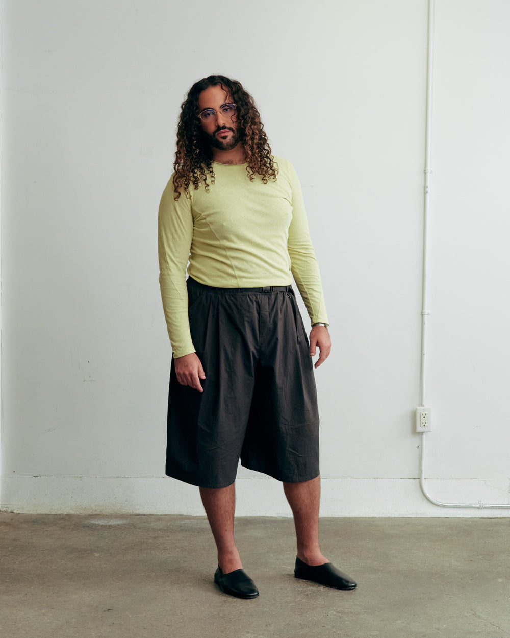 CULOTTE BERMUDAS SLATE NICO unisex genderless clothing montreal veri