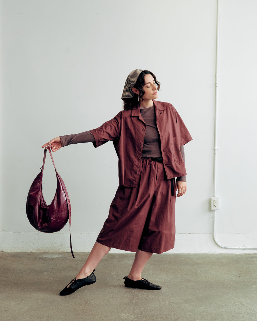 crossbody bag orion burgundy porto unisex genderless clothing montreal veri