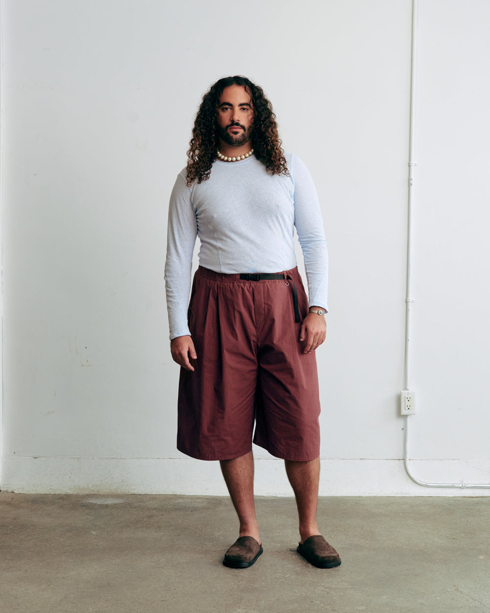 CULOTTE BERMUDAS MARSALA NICO unisex genderless clothing montreal veri