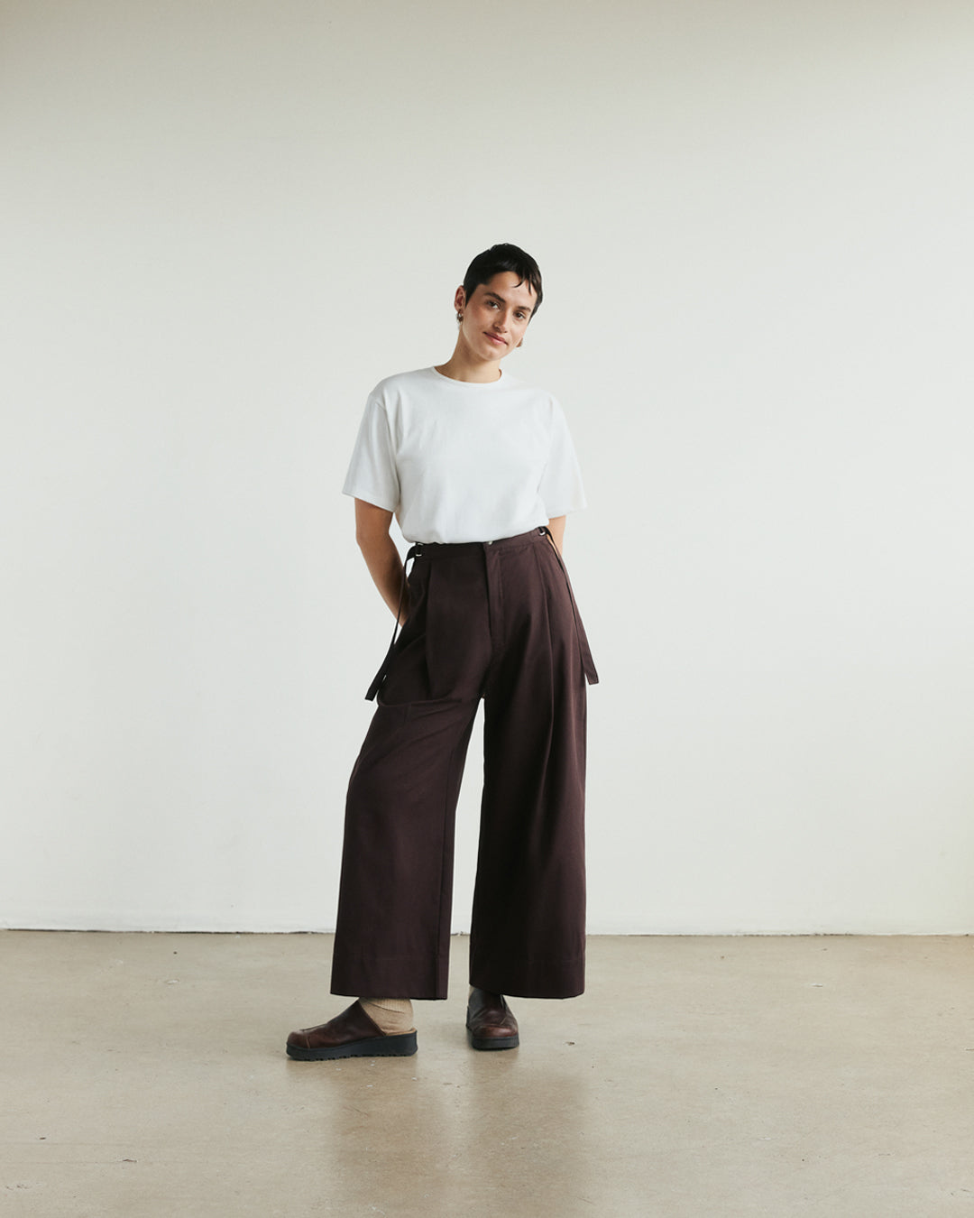 PANTS ESPRESSO TROUSERS DARIO unisex genderless clothing montreal veri