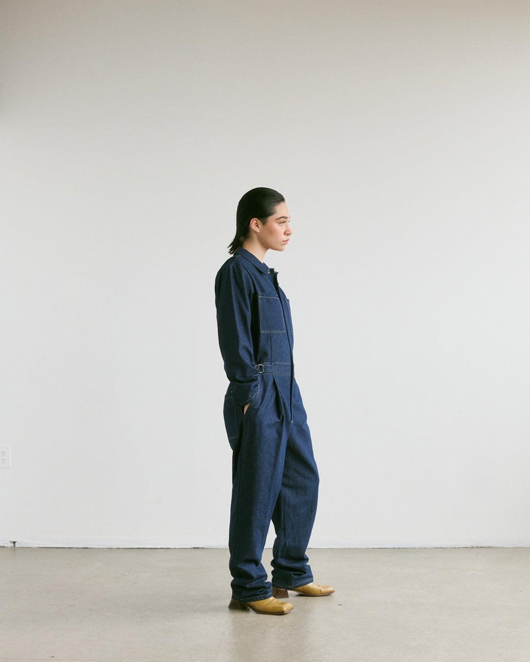 Cole Boiler Suit Denim Genderless Seasonless Veri XXL